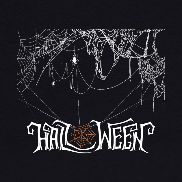 Halloween Spider Webs Pattern by Piggy Boxer